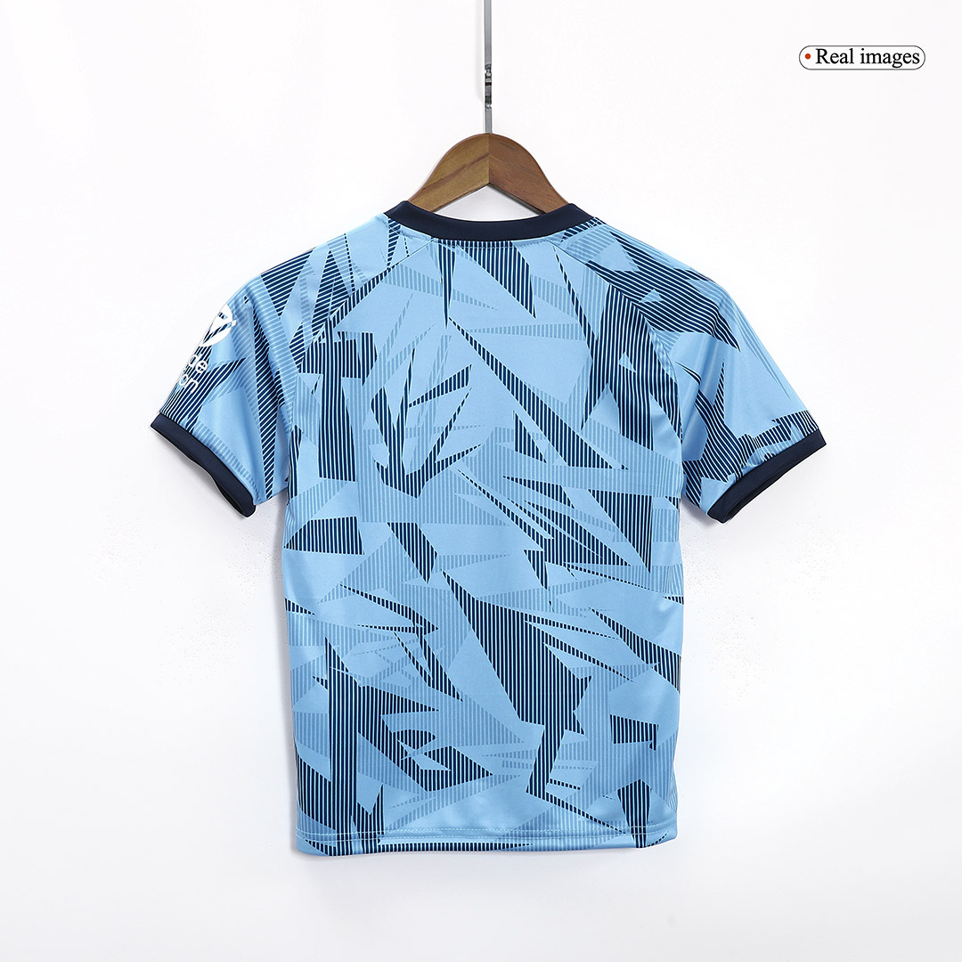 kit enfant Aston Villa 2023/24 troisième bleu