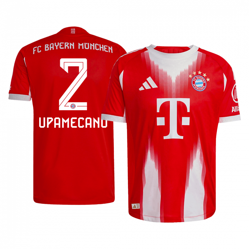 maillot UPAMECANO #2 Bayern Munich 2025/26 domicile rouge version joueur