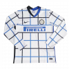 maillot Inter Milan 2020/21 extérieur blanc manches longues