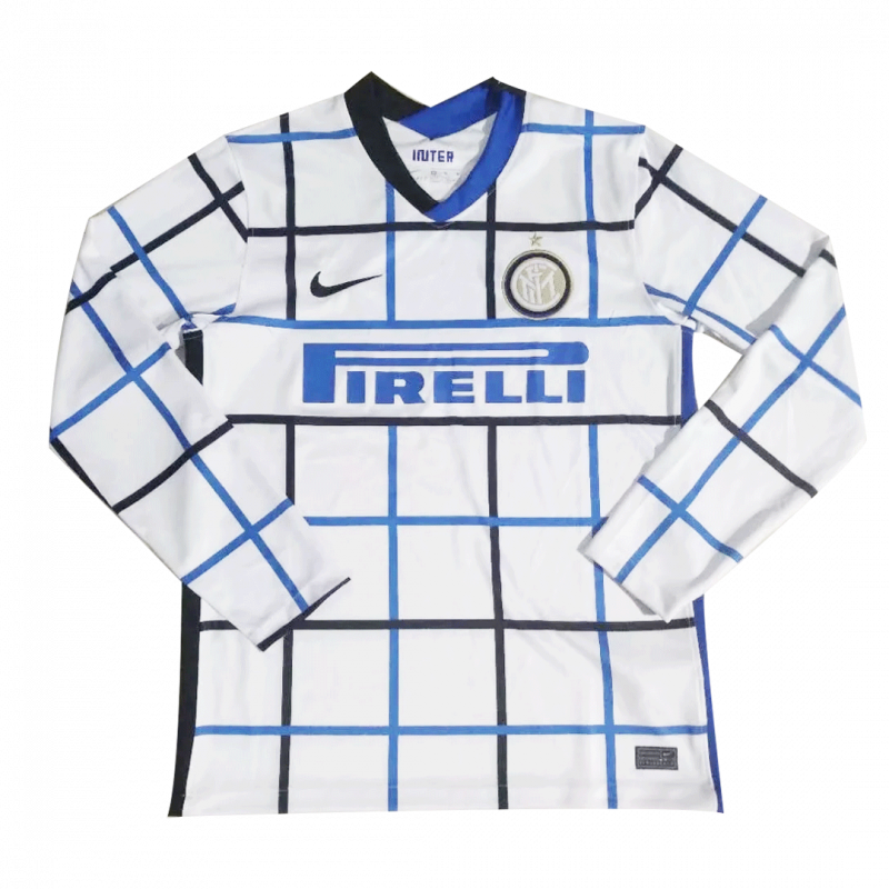 maillot Inter Milan 2020/21 extérieur blanc manches longues