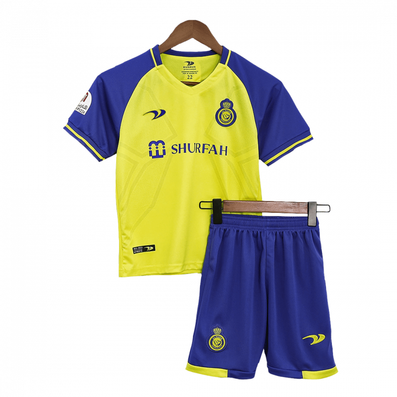 kit enfant Al Nassr 2022/23 domicile bleu