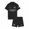 kit enfant Manchester City 2025/26 extérieur noir