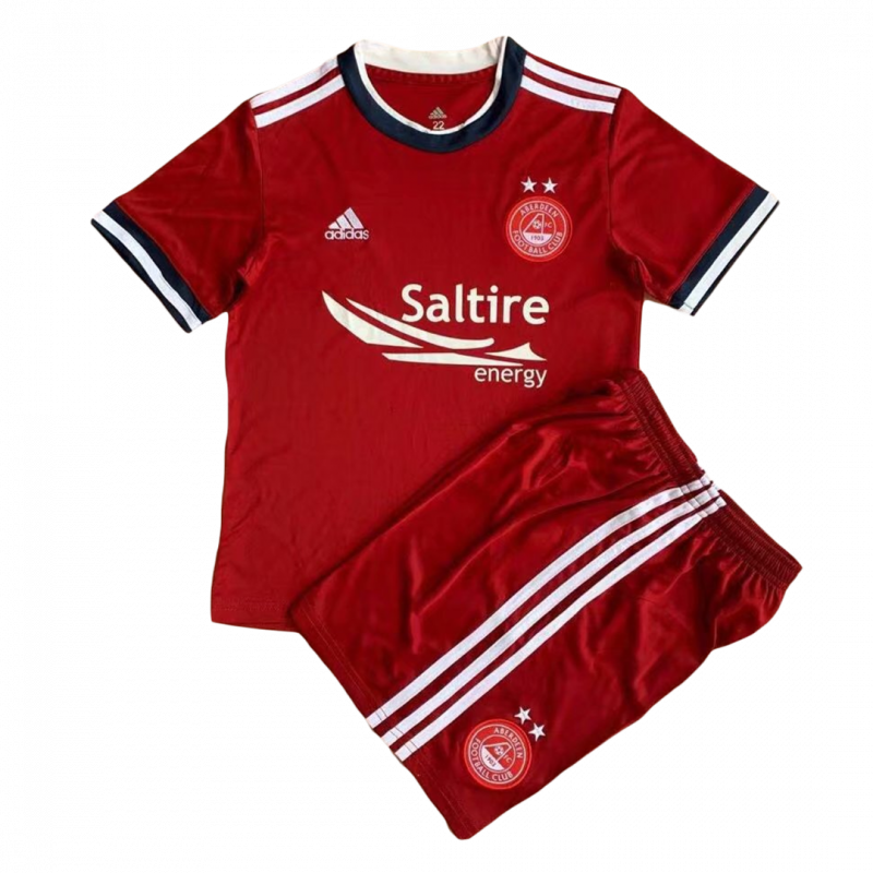 kit enfant Aberdeen 2021/22 domicile rouge