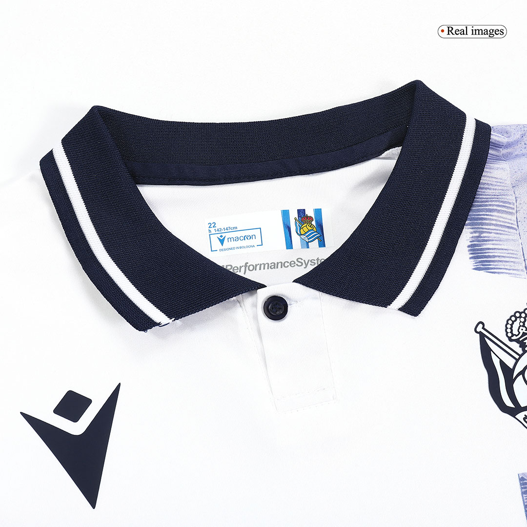kit enfant Real Sociedad 2023/24 troisième blanc