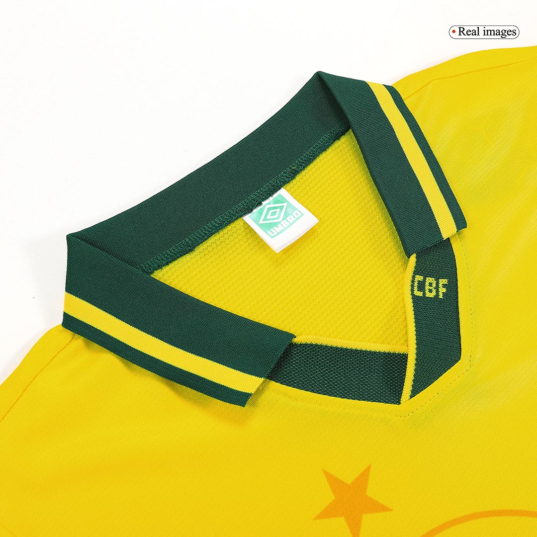 maillot Brazil 1993/94 domicile jaune Retro