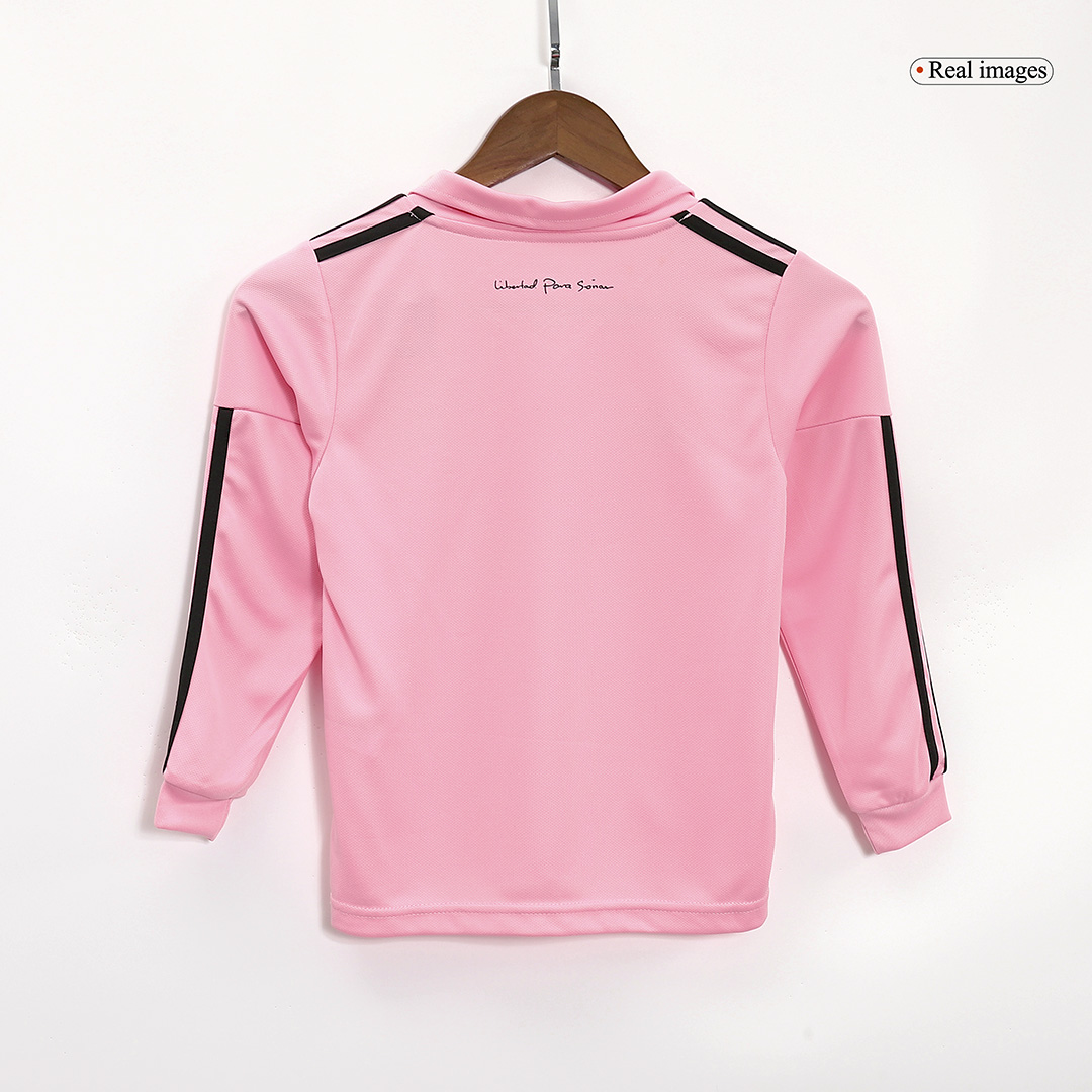 Inter Miami CF 2023/24 domicile Pink manches longues Kids Kit