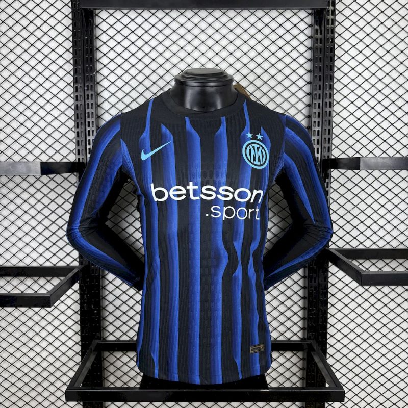 Inter Milan 2025/26 manches longues Jersey