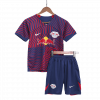 kit enfant RB Leipzig 2023/24 extérieur bleu