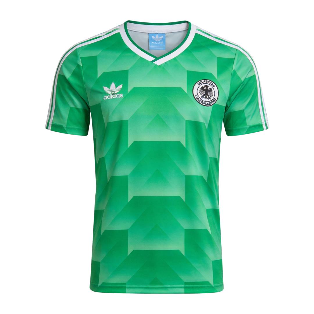 maillot Germany 1988/90 extérieur vert Retro