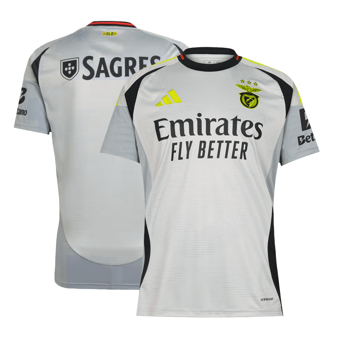 maillot Benfica 2024/25 troisième gris