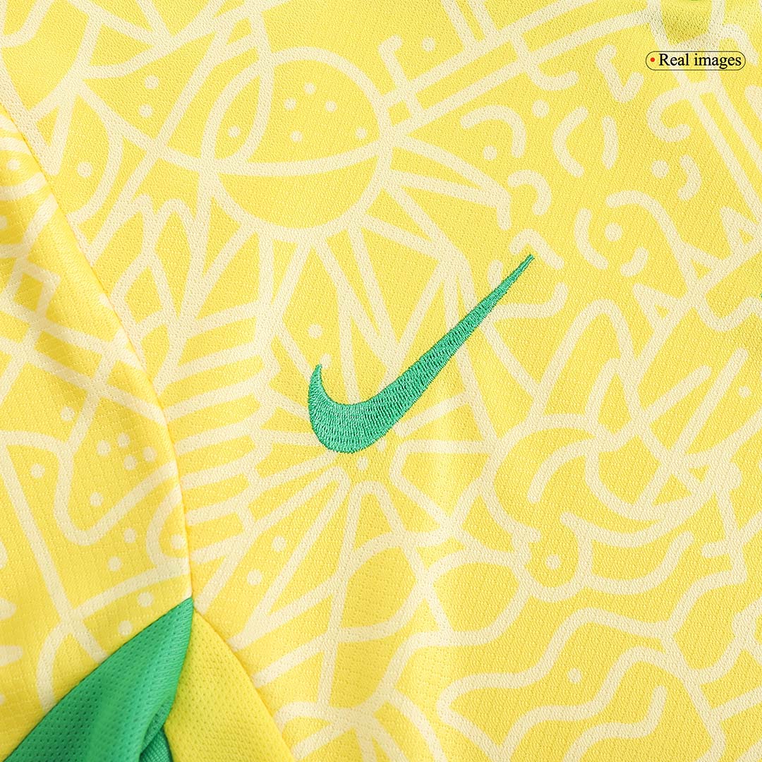 kit enfant Brazil 2024 domicile jaune