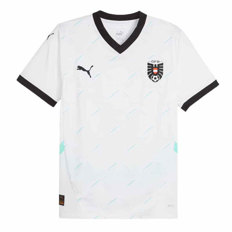 maillot Austria 2024 extérieur blanc