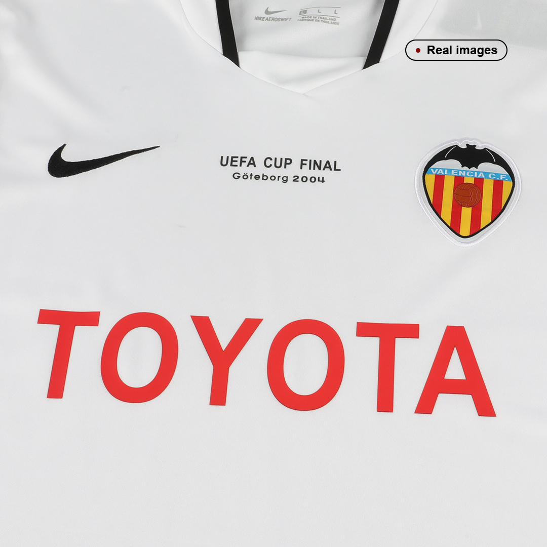 maillot Valencia 2003/04 domicile blanc Retro