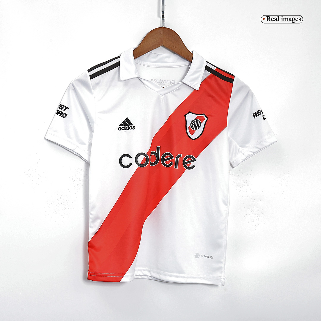 kit enfant River Plate 2022/23 domicile blanc