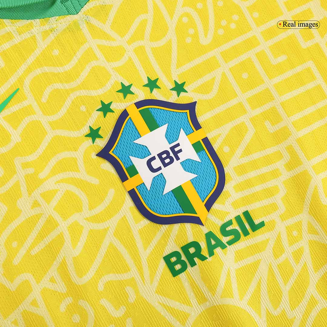 maillot Brazil 2024 domicile jaune Player Version