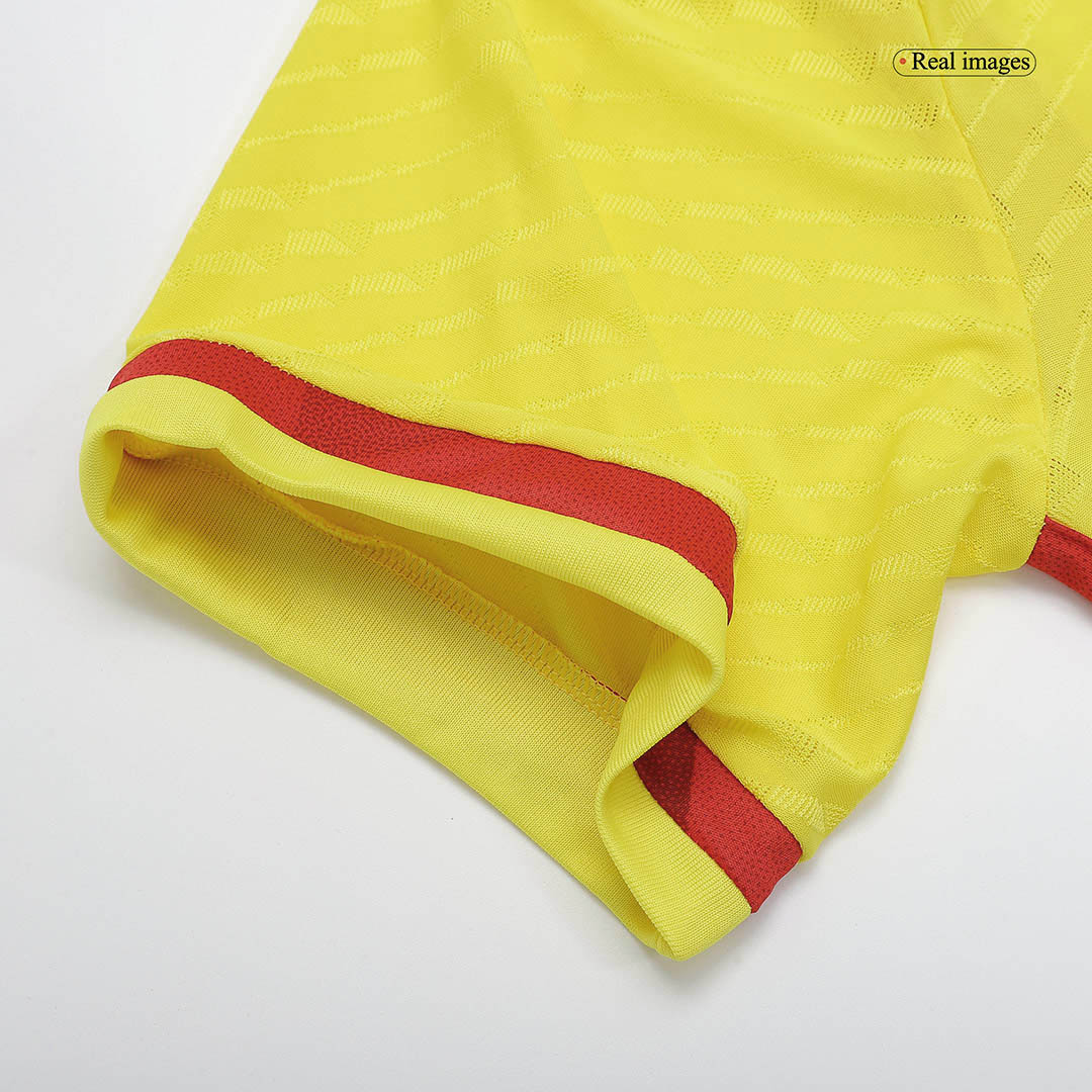 maillot Colombia 2022 domicile jaune Player Version