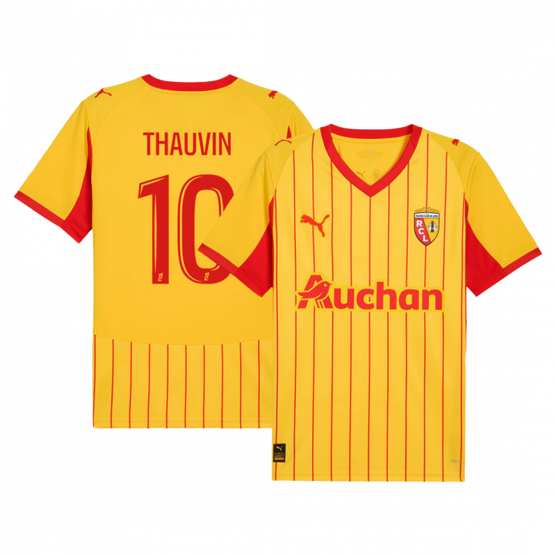maillot THAUVIN #10 RC Lens 2025/26 domicile rouge