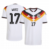 maillot WIRTZ #17 Germany 2026 domicile blanc Player Version