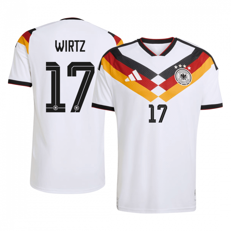 maillot WIRTZ #17 Germany 2026 domicile blanc Player Version