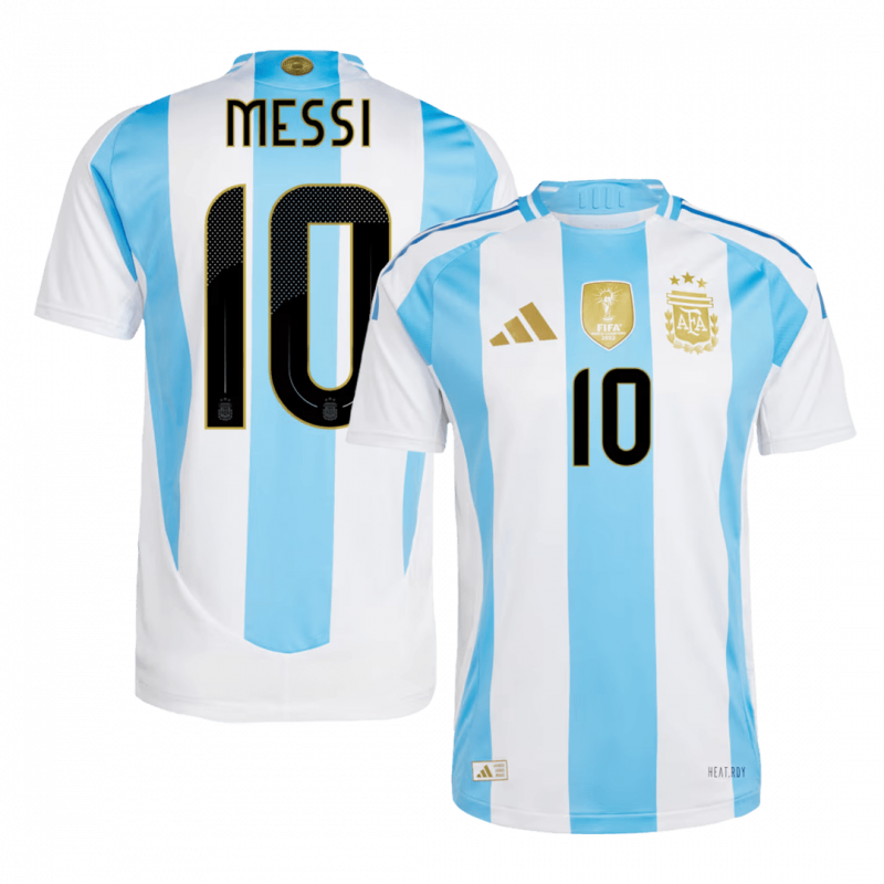maillot MESSI #10 Argentina 2024 domicile bleu version joueur