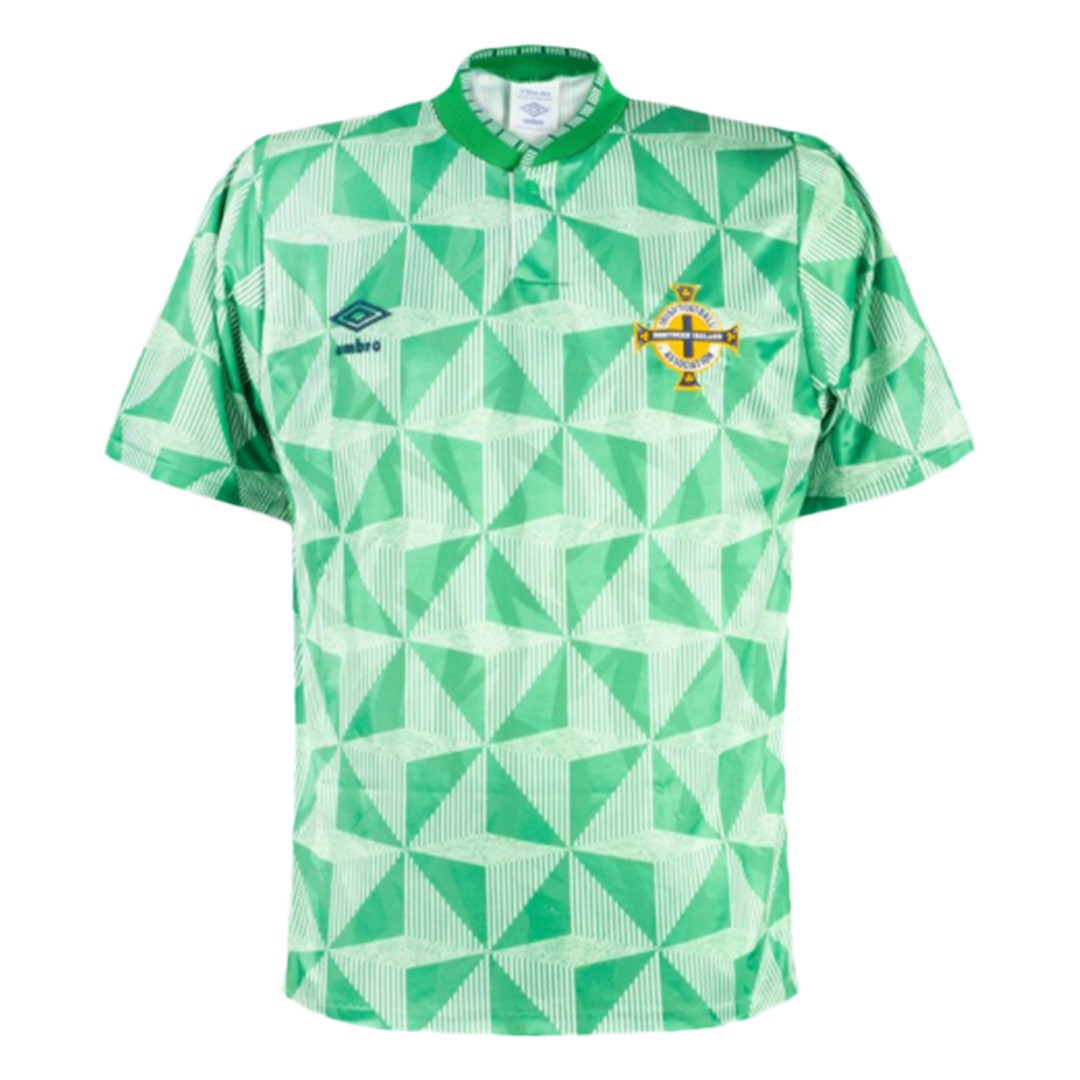 maillot Northern Ireland 1990 domicile vert Retro