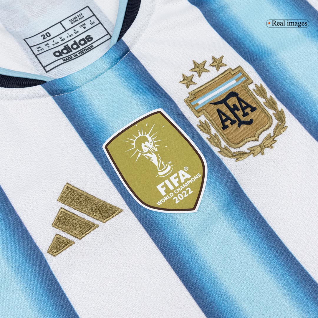 Argentina 2026 domicile White Premium Kids Kit
