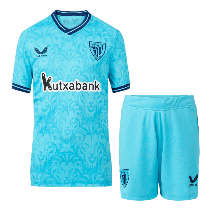 kit enfant Athletic Club de Bilbao 2023/24 extérieur bleu