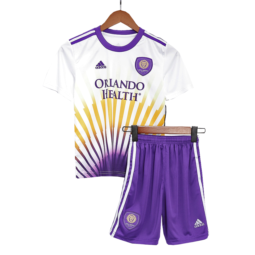 kit enfant Orlando City 2022 extérieur blanc
