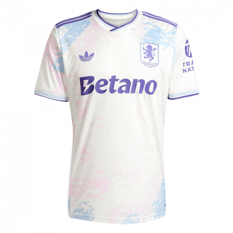 maillot Aston Villa 2025/26 troisième blanc