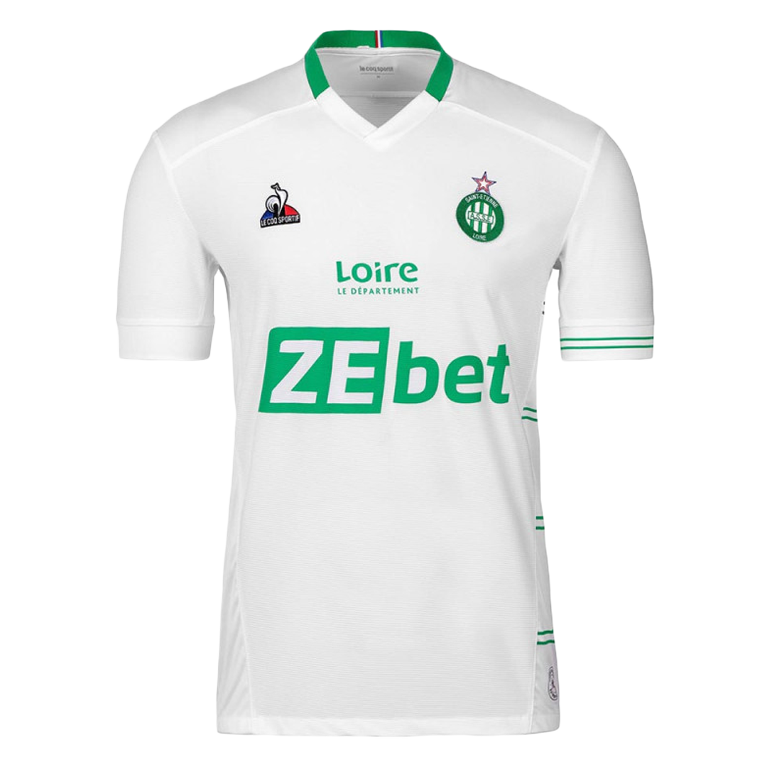 maillot AS Saint-Etienne 2021/22 extérieur blanc