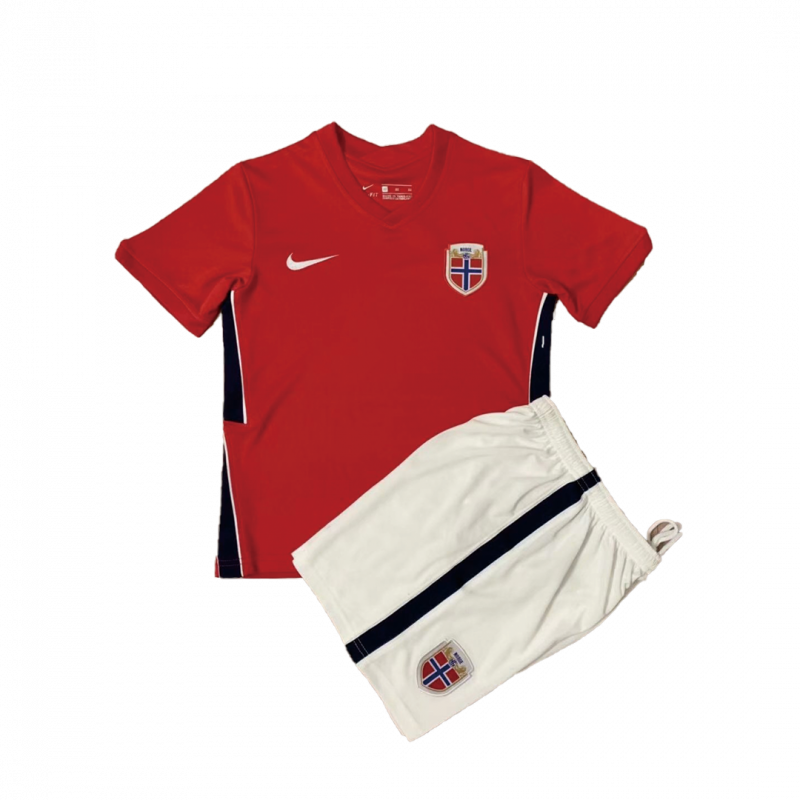 kit enfant Norway 2020 domicile rouge