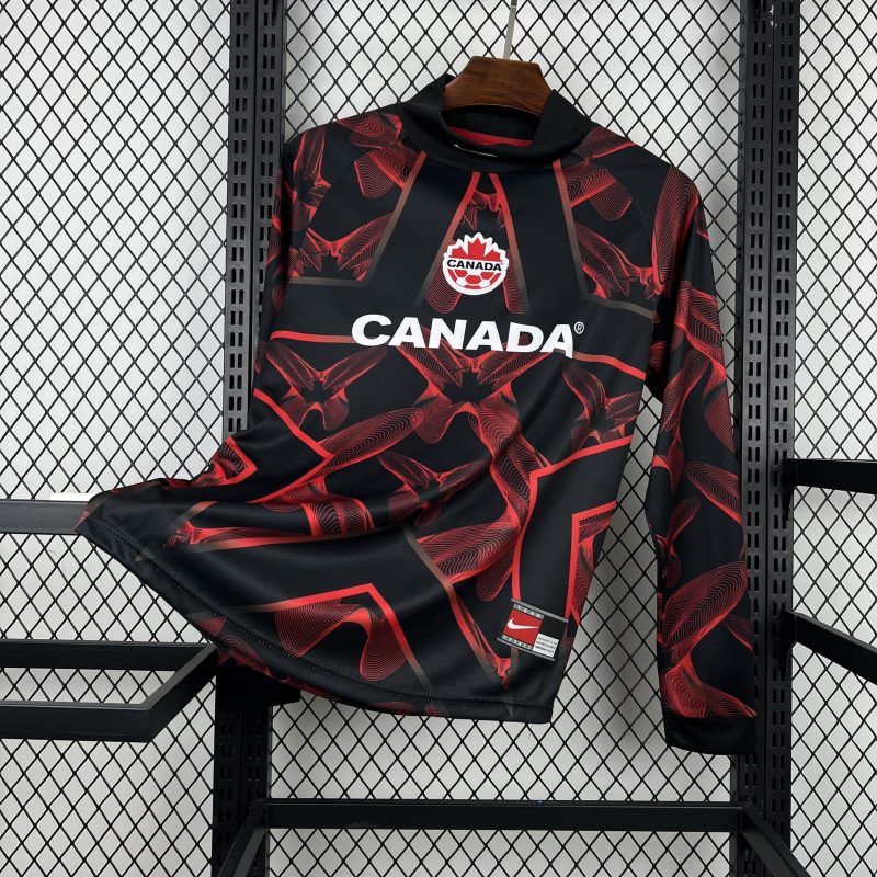 Canada maillot foot 2026/27 manches longues Jersey