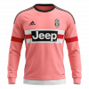maillot Juventus 2015/16 extérieur rose manches longues Retro