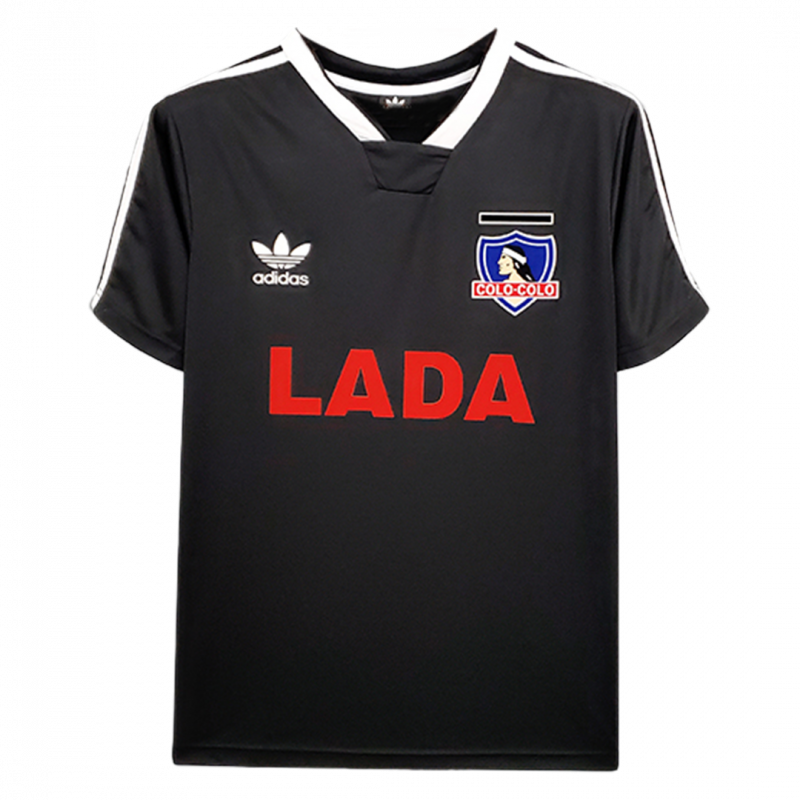 maillot Colo Colo 1991 extérieur noir Retro