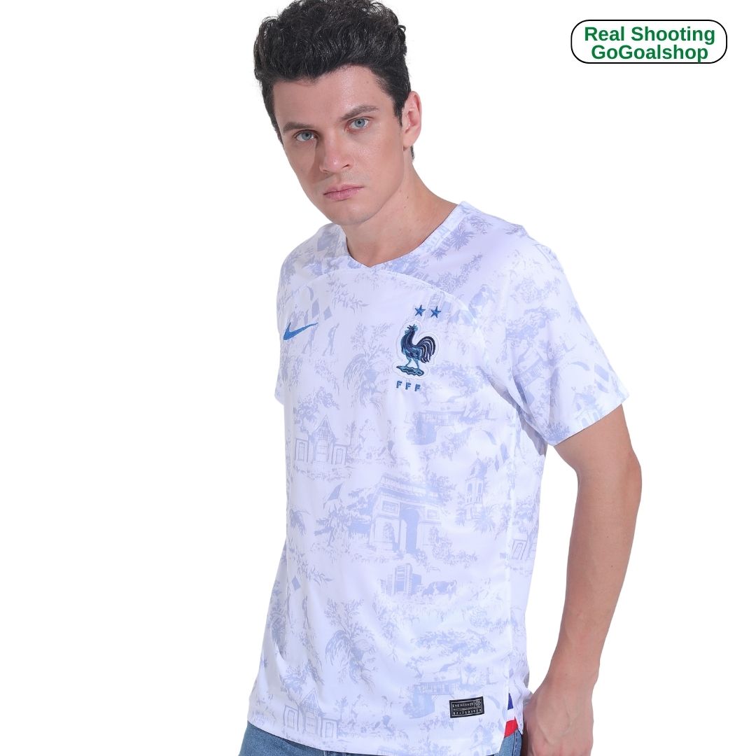 maillot France 2022 extérieur blanc