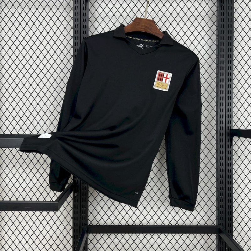 AC Milan 2024/25 Black manches longues Jersey