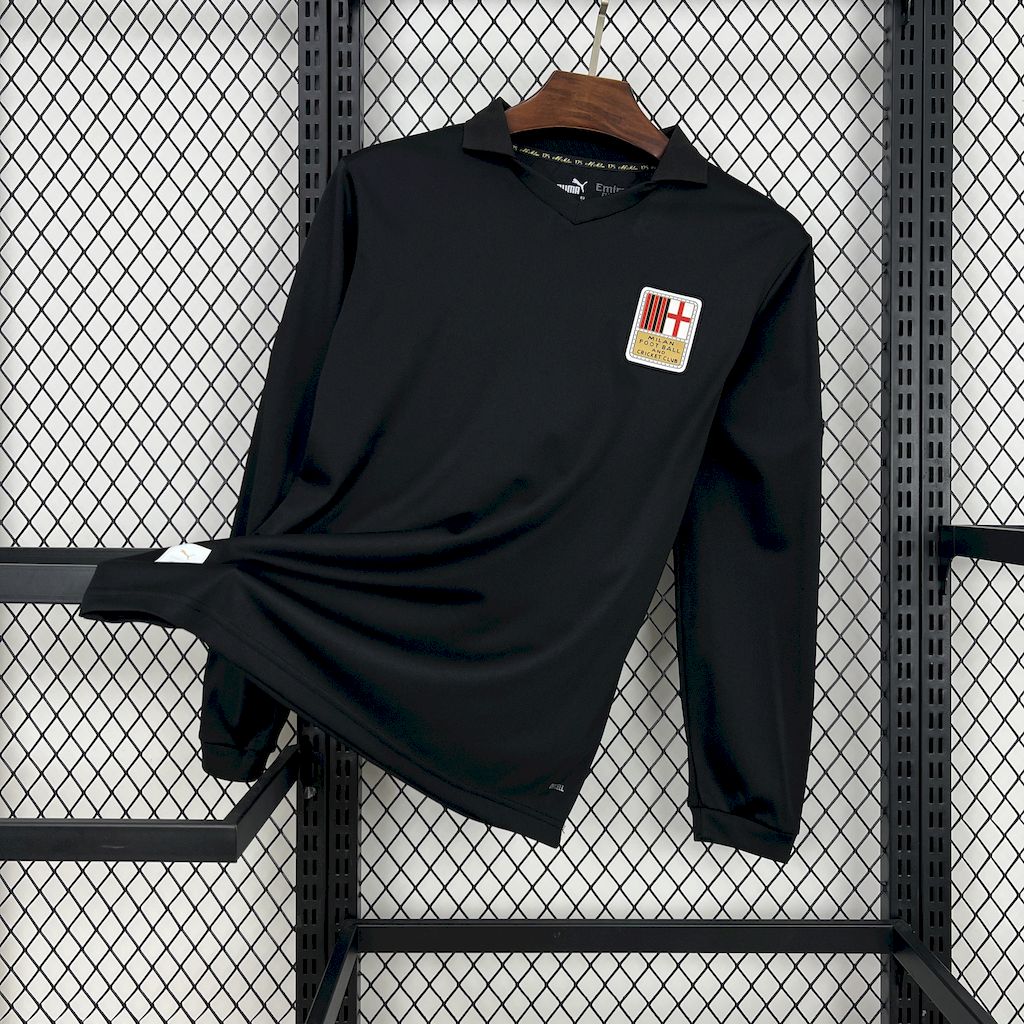 AC Milan 2024/25 Black manches longues Jersey