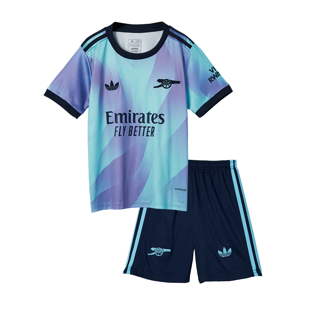 kit enfant Arsenal 2024/25 troisième bleu