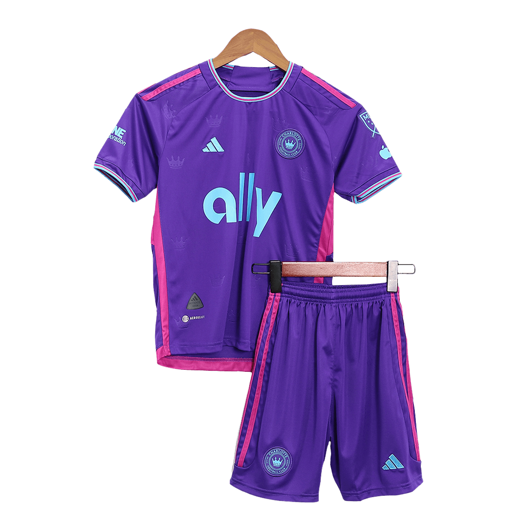 kit enfant Charlotte FC 2023 extérieur violet