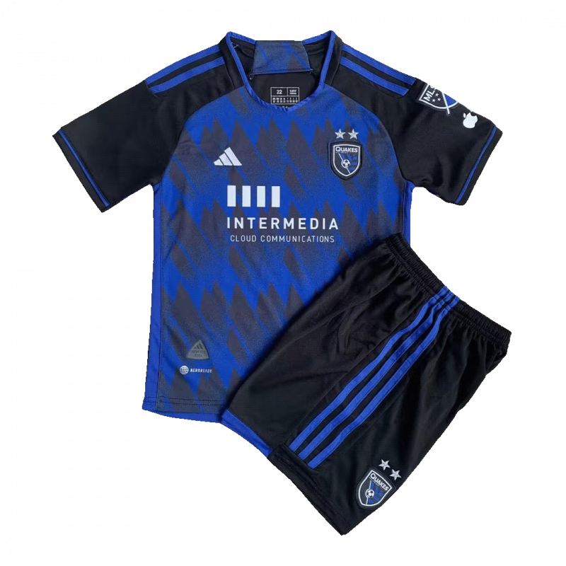 kit enfant San Jose Earthquakes 2023 domicile bleu