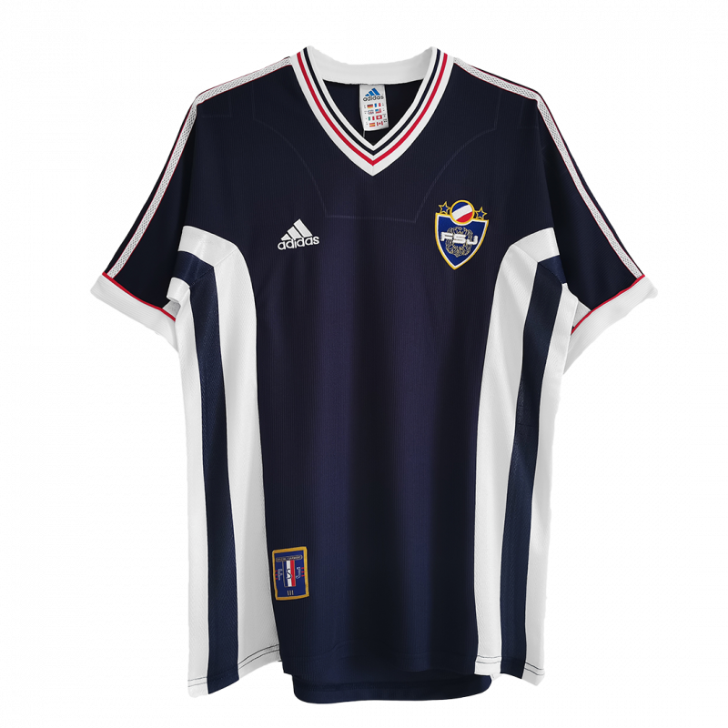 maillot Yugoslavia 1998 domicile bleu Retro