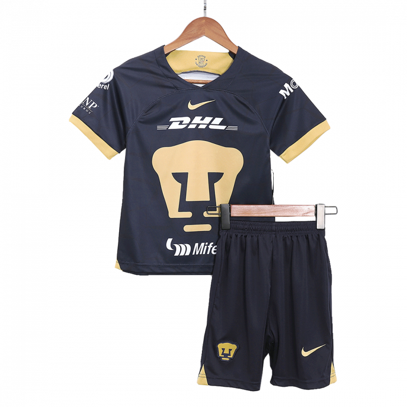 kit enfant Pumas UNAM 2023/24 extérieur bleu