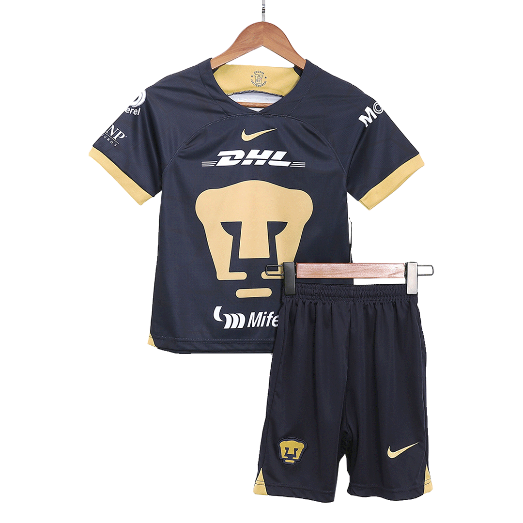 kit enfant Pumas UNAM 2023/24 extérieur bleu