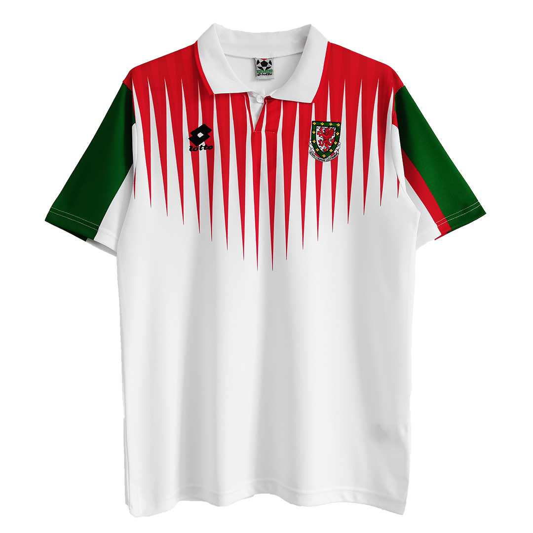 maillot Wales 1996/98 extérieur blanc Retro