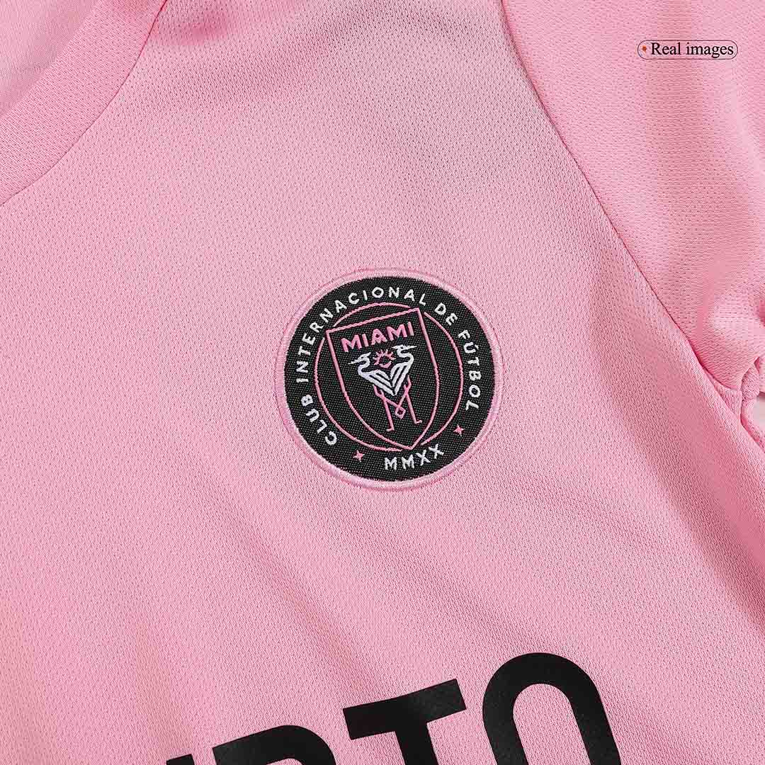 Inter Miami CF 2023/24 domicile Pink manches longues Kids Kit