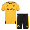 kit enfant Wolverhampton Wanderers 2022/23 domicile jaune