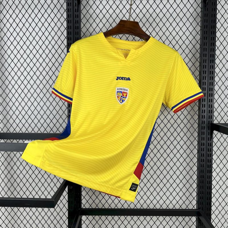 maillot Roumanie maillot foot 2025/26 domicile