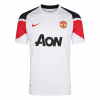maillot Manchester United 2010/11 extérieur blanc Retro
