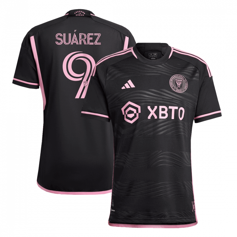 maillot SUAREZ #9 Inter Miami CF 2023 extérieur noir Player Version