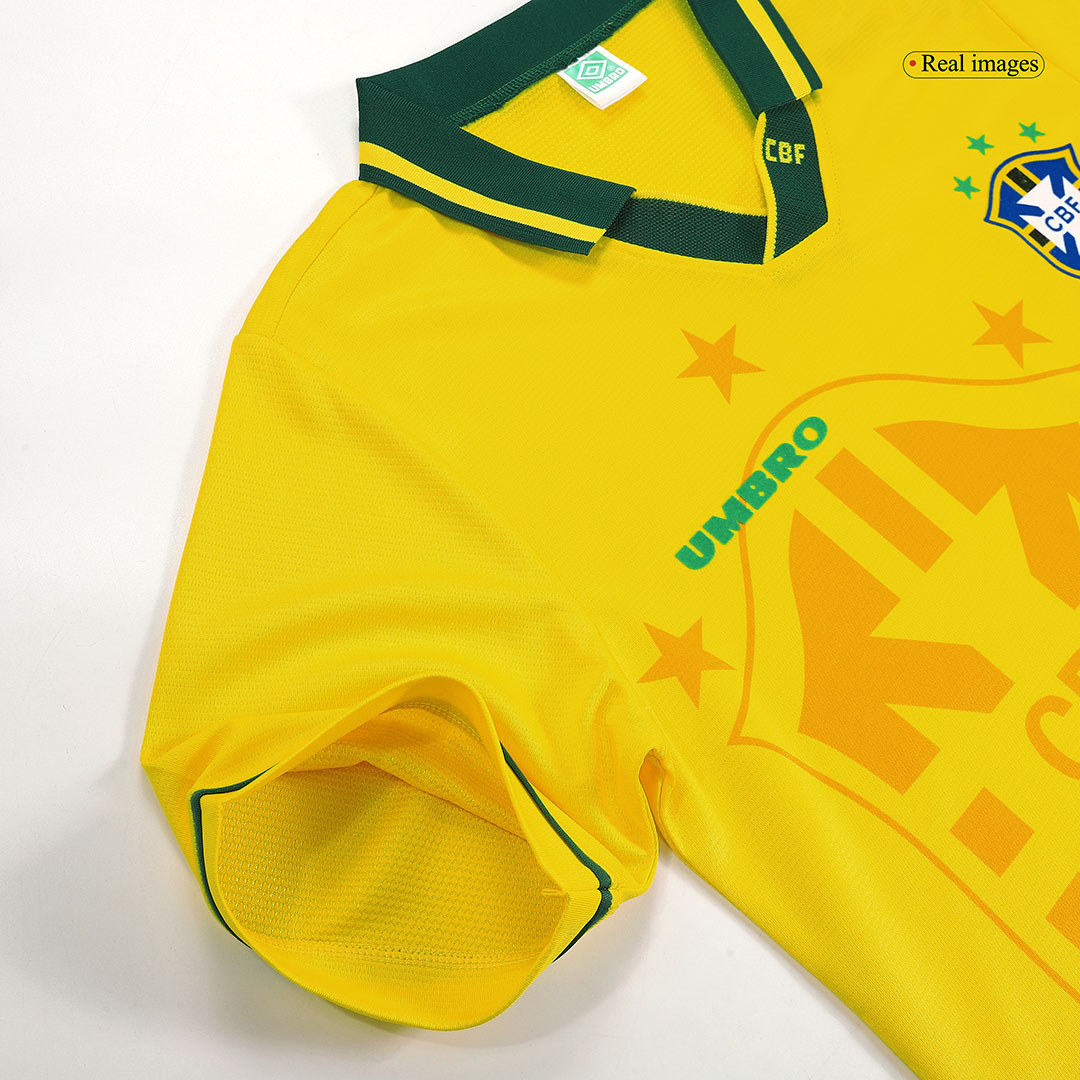 maillot Brazil 1993/94 domicile jaune Retro